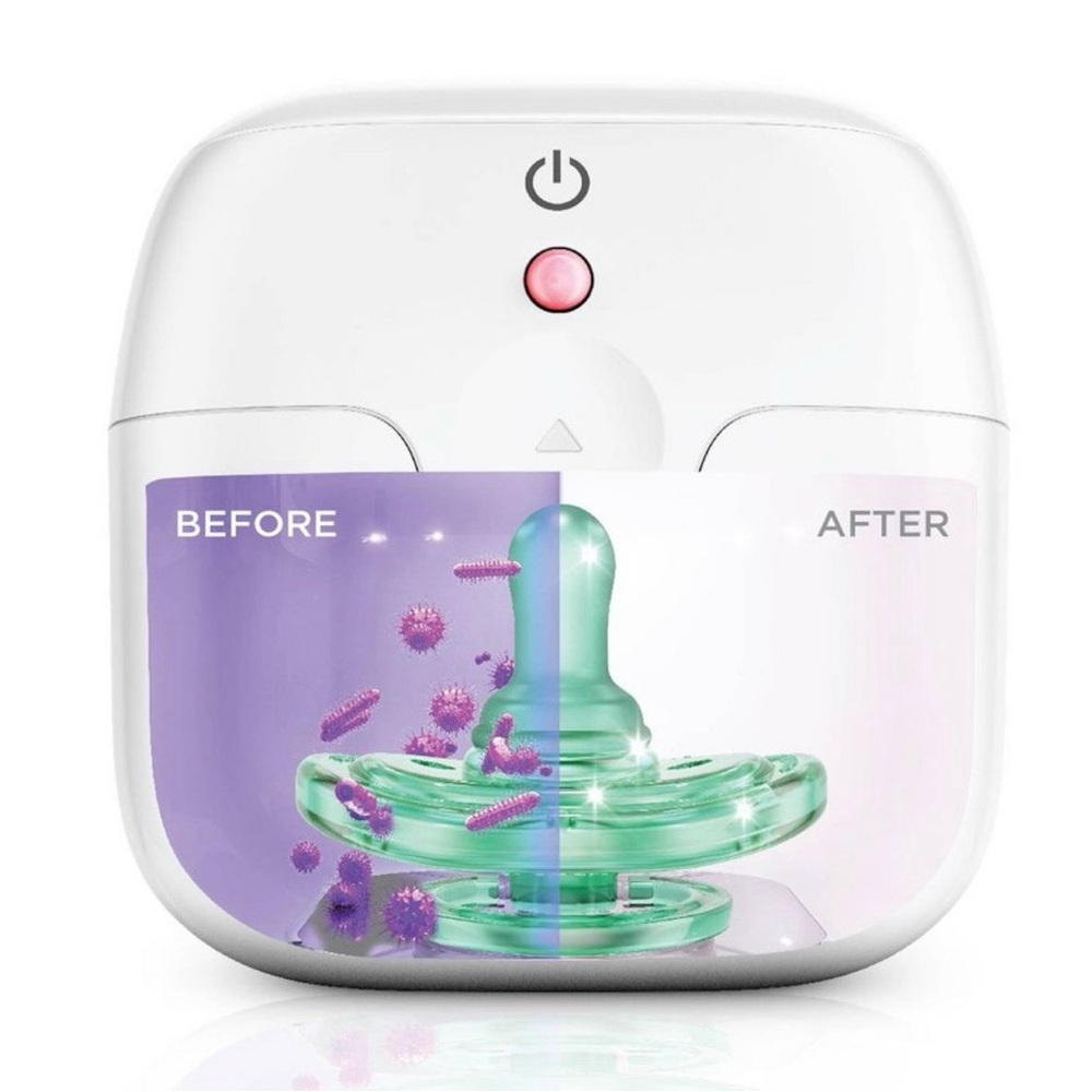 Munchkin White and Pink UV Sanitizer